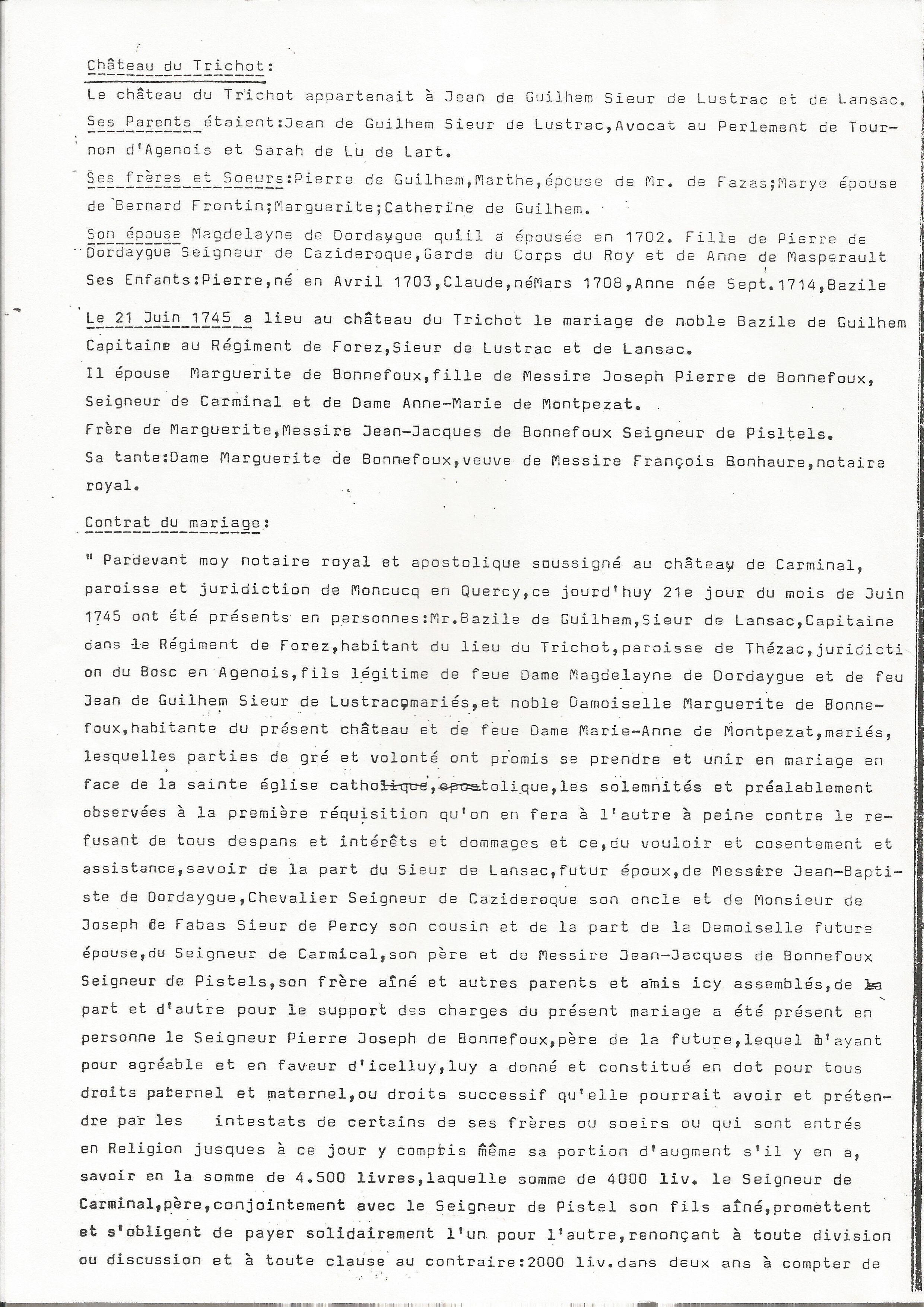 Marriage Document Deciphered